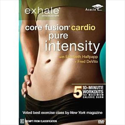 Darrahopens Gift & Novelty > DVDs. CDs and Blurays Exhale Core Fusion Cardio Pure Intensity DVD