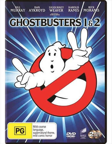 Darrahopens Gift & Novelty > DVDs. CDs and Blurays Ghostbusters / Ghostbusters II DVD