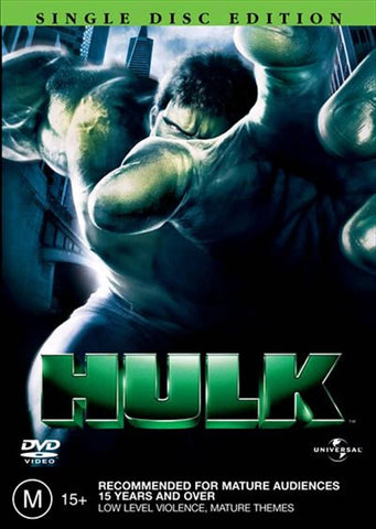 Darrahopens Gift & Novelty > DVDs. CDs and Blurays Hulk DVD