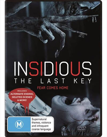 Darrahopens Gift & Novelty > DVDs. CDs and Blurays Insidious - The Last Key DVD
