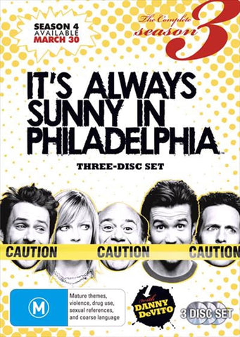Darrahopens Gift & Novelty > DVDs. CDs and Blurays It's Always Sunny In Philadelphia - Season 3 DVD