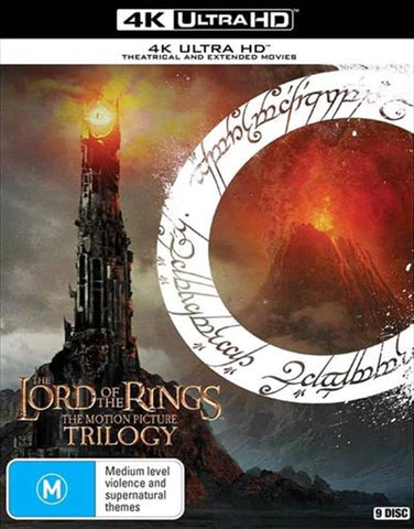 Darrahopens Gift & Novelty > DVDs. CDs and Blurays Lord Of The Rings Trilogy | UHD - Theatrical + Extended Edition, The UHD