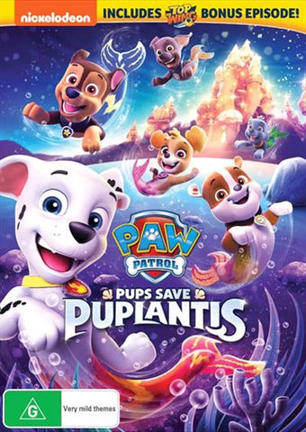 Darrahopens Gift & Novelty > DVDs. CDs and Blurays Paw Patrol - Pups Save Puplantis DVD