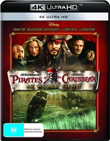 Darrahopens Gift & Novelty > DVDs. CDs and Blurays Pirates Of The Caribbean - At World's End | UHD UHD