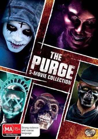 Darrahopens Gift & Novelty > DVDs. CDs and Blurays Purge / The Purge - Anarchy / The Purge - Election Year / The First Purge / The Forever Purge | 5 Mo DVD