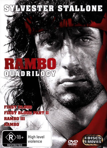 Darrahopens Gift & Novelty > DVDs. CDs and Blurays Rambo 1-4 DVD