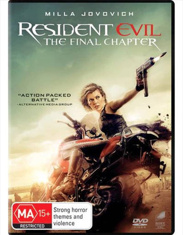 Darrahopens Gift & Novelty > DVDs. CDs and Blurays Resident Evil - The Final Chapter DVD