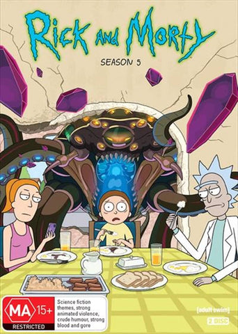 Darrahopens Gift & Novelty > DVDs. CDs and Blurays Rick And Morty - Season 5 DVD