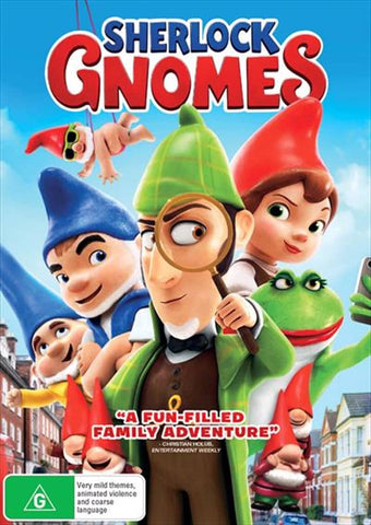 Darrahopens Gift & Novelty > DVDs. CDs and Blurays Sherlock Gnomes DVD