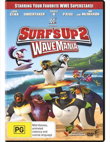 Darrahopens Gift & Novelty > DVDs. CDs and Blurays Surf's Up 2 - Wave Mania DVD