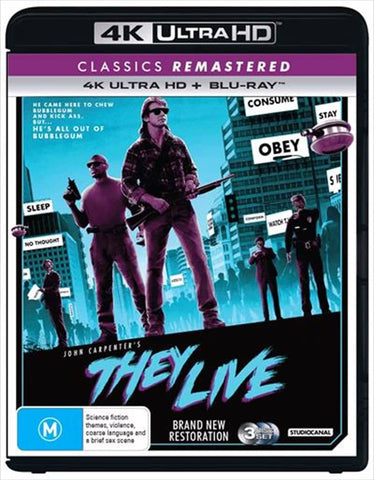 Darrahopens Gift & Novelty > DVDs. CDs and Blurays They Live UHD