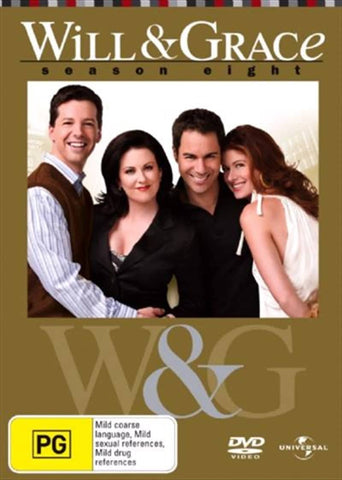 Darrahopens Gift & Novelty > DVDs. CDs and Blurays Will and Grace - Season 08 DVD