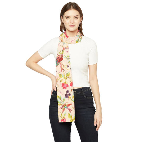 Darrahopens Gift & Novelty > Fashion Bird Scarf, Bird Print Scarf, Tree Bird Scarf,Spring Summer Scarf,Autumn Scarf,Gifts For Her,Women Scarf, Gifts For Women Cotton Scarf