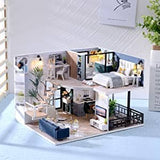 darrahopens Gift & Novelty > Fashion Dollhouse Miniature with Furniture Kit Plus Dust Proof and Music Movement - Cozy time  (Valentine's Day Gift Idea)