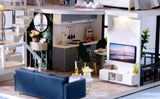 darrahopens Gift & Novelty > Fashion Dollhouse Miniature with Furniture Kit Plus Dust Proof and Music Movement - Cozy time  (Valentine's Day Gift Idea)