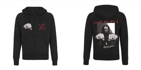 Darrahopens Gift & Novelty > Fashion Metallica - Cliff Burton Fist: Sweatshirt: L