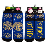 Darrahopens Gift & Novelty > Fashion Pentacle Feet Speak Socks