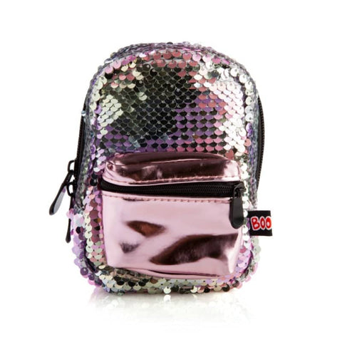 Darrahopens Gift & Novelty > Fashion Pink Sequins BooBoo Backpack Mini