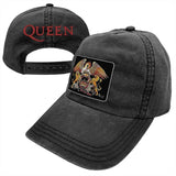 Darrahopens Gift & Novelty > Fashion Queen Washed Black Logo Cap