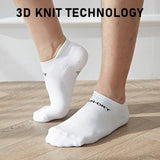 darrahopens Gift & Novelty > Fashion Rexy 4 Pack Large White Seamless Sport Sneakers Socks Non-Slip Heel Tab