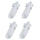 darrahopens Gift & Novelty > Fashion Rexy 4 Pack Large White Seamless Sport Sneakers Socks Non-Slip Heel Tab