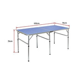 darrahopens Gift & Novelty > Games 152cm Portable Tennis Table, Folding Ping Pong Table Game Set