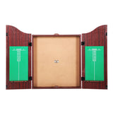 Darrahopens Gift & Novelty > Games 18" Dartboard Cabinet Set Professional Dartboard Wood Classic Game Party Sport