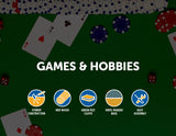 darrahopens Gift & Novelty > Games 48" Folding Poker & Blackjack Table