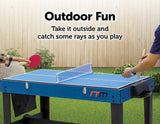 darrahopens Gift & Novelty > Games 4FT 12-in-1 Combo Games Tables Foosball Soccer Basketball Hockey Pool Table Tennis