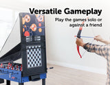 darrahopens Gift & Novelty > Games 4FT 12-in-1 Combo Games Tables Foosball Soccer Basketball Hockey Pool Table Tennis