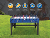 darrahopens Gift & Novelty > Games 4FT 12-in-1 Combo Games Tables Foosball Soccer Basketball Hockey Pool Table Tennis