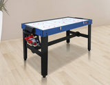 darrahopens Gift & Novelty > Games 4FT 12-in-1 Combo Games Tables Foosball Soccer Basketball Hockey Pool Table Tennis