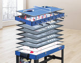 darrahopens Gift & Novelty > Games 4FT 12-in-1 Combo Games Tables Foosball Soccer Basketball Hockey Pool Table Tennis