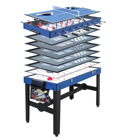 darrahopens Gift & Novelty > Games 4FT 12-in-1 Combo Games Tables Foosball Soccer Basketball Hockey Pool Table Tennis