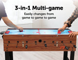 darrahopens Gift & Novelty > Games 4FT 3-in-1 Games Foosball Soccer Hockey Pool Table Table