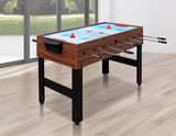 darrahopens Gift & Novelty > Games 4FT 3-in-1 Games Foosball Soccer Hockey Pool Table Table