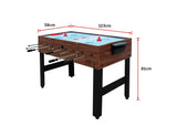 darrahopens Gift & Novelty > Games 4FT 3-in-1 Games Foosball Soccer Hockey Pool Table Table