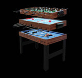 darrahopens Gift & Novelty > Games 4FT 3-in-1 Games Foosball Soccer Hockey Pool Table Table