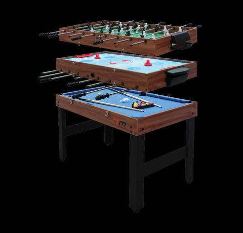 darrahopens Gift & Novelty > Games 4FT 3-in-1 Games Foosball Soccer Hockey Pool Table Table