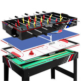 darrahopens Gift & Novelty > Games 4FT 4-In-1 Soccer Table Tennis Ice Hockey Pool Game Football Foosball Kids Adult