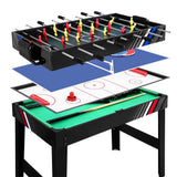 darrahopens Gift & Novelty > Games 4FT 4-In-1 Soccer Table Tennis Ice Hockey Pool Game Football Foosball Kids Adult