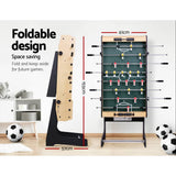 darrahopens Gift & Novelty > Games 4FT Foldable Soccer Table Tables Balls Foosball Football Game Home Party Gift