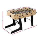 darrahopens Gift & Novelty > Games 4FT Foldable Soccer Table Tables Balls Foosball Football Game Home Party Gift