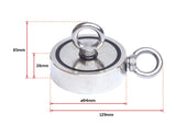 darrahopens Gift & Novelty > Games 700Kg Salvage Strong Recovery Magnet Neodymium Hook Treasure Hunting Fishing