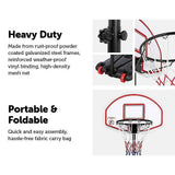 darrahopens Gift & Novelty > Games Basketball Ring Hoop Height Adjustable Portable Set