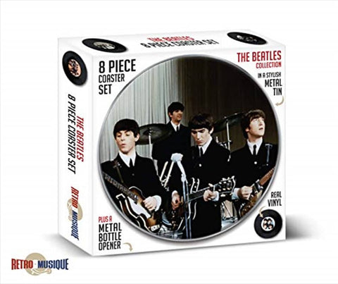 Darrahopens Gift & Novelty > Games Beatles 8 Piece Coaster Set With Metal Tin