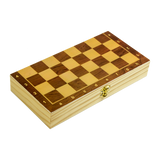 darrahopens Gift & Novelty > Games Chess Board Games Folding Large Chess Wooden Chessboard Set Wood Toy Gift