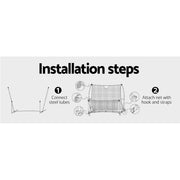 darrahopens Gift & Novelty > Games Everfit Portable Soccer Rebounder Net Volley Training Football Goal Pass Trainer