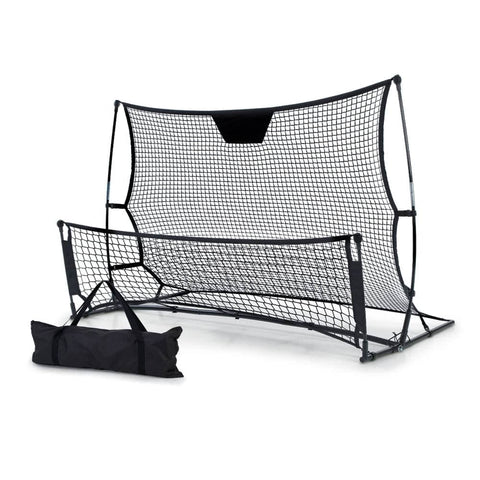 darrahopens Gift & Novelty > Games Everfit Portable Soccer Rebounder Net Volley Training Football Goal Pass Trainer