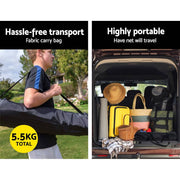 darrahopens Gift & Novelty > Games Everfit Portable Soccer Rebounder Net Volley Training Football Goal Trainer XL